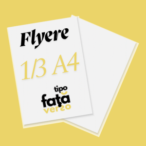 Flyere 1/3 din A4 - 99x210 mm