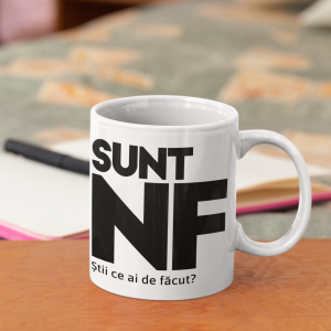 Cana personalizata "Sunt NF"