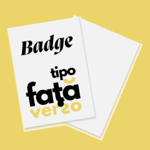 Ecuson carton - Badge